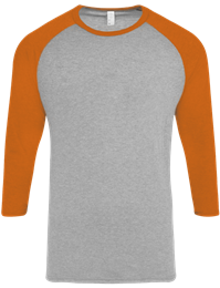 3/4 Sleeve Baseball Tee