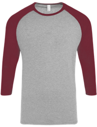 3/4 Sleeve Baseball Tee