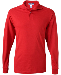 Long-Sleeve Jersey Polo